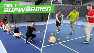 Tennis Schnupperstunde 🎯 Mitgliedergewinnung in 60 Minuten 🔥 Aufwärmen mit großen Gruppen