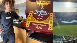 Iann Dior and Taz Taylor Open A Custom Packwoods Case In Raiders/Oakland A's Stadium!