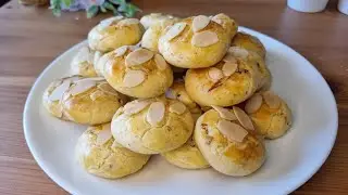These cookies will melt in your mouth | Almond & Cardamom Cookies | Bakery Cookie Recipe