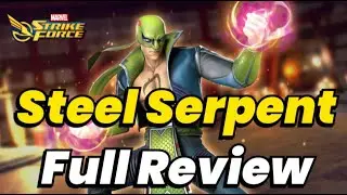 ПОЛНЫЙ ОБЗОР STEEL SERPENT! T4, ISO-8 И КРАСНАЯ ЗВЕЗДА! БЕССМЕРТНОЕ ОРУЖИЕ | MARVEL Strike Force