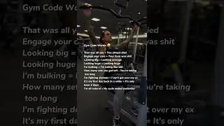 Gym code words 🤣🤣 #fitness #comedy #gymcomedy