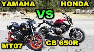 YAMAHA MT - 07 VS HONDA CB 650 R - BLITZ RIDER