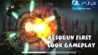 Resogun Gameplay PS4 1080P HD Single Player and Co-op Online