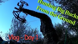 Illinois Archery Whitetail Deer Hunting Vlog 2021 (Bowhunting Big Bucks) - Day 1