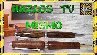 como tornear tus propios boligrafos 😊