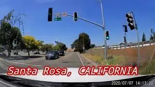 Hotshot, driving to Santa Rosa. Дорога в Санта Розу из Сан Франциско