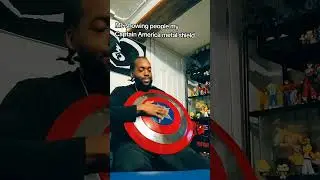 showing people my Captain America  shield #captainamerica #shield #bravenewworld #theoffice #getout
