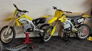 1 lap of Uncle Eddies MX track on a DIY Motocross bike