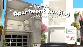 ۶Japan Vlog│Apartment hunting, checking out 2 apt.│Bloxburg RP🍒˚ৎ