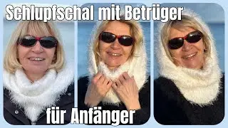 Schlupfschal mit Betrüger #stricken für Anfänger - kostenlose #strickanleitung 
