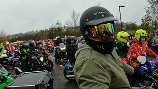 Reading Christmas motorcycle toy run 2024