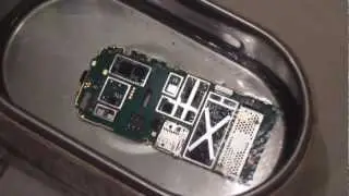 Ремонт nokia 5230 чистка вультразвуковой  ванне