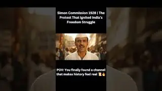 Simon Commission 1928 !Why All of India Rose in Protest 🇮🇳#shortsfeed #shorts #indianhistory#viral