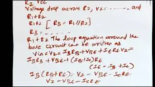 Electronic devices transistors self bias