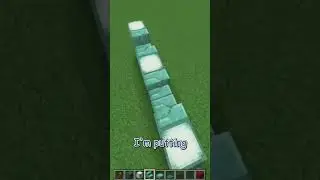 how to build PRISMARINE WALL!! update 1.21 #shorts  #minecraftbuilds  #minecraft