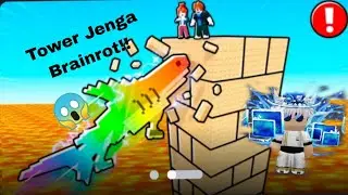 Aku Main Game Roblox Yang Berjudul - Tower Jenga Brainrot!! - Roblox Indonesia #roblox 