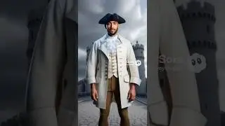 Man changes clothes from the beginning of time to now. See outfit in our history in a few seconds
