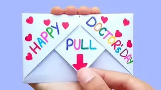 Doctors Day Card Easy|Doctors Day Greeting Card|Doctors Day Craft|Doctors Day Card Making|DoctorsDay