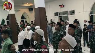 ACARA MAULID NABI DI MASJID AL-MUSTOFA, RT14, KEL.NUNUKAN TENGAH, SATGAS PAMTAS RI-MLY YONKAV 13/SL