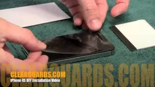 iPhone 4S Clear Guard Installation Guide