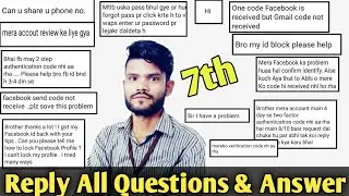 Q&A Session-7 |Confirmation code || Fb forget password || Two step authentication problem#Technonir