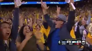 Crowd Crazy Reaction to Steph Curry's 3 |Golden State Warriors vs Oklahoma City Thunders|May 31,2016