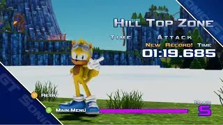 Sonic GT - Hill Top Speedrun 1:19.685 (Ray)