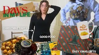 Days in my life | certified yapper + x-mas party + shop w/ me + gift haul + more🎄🎁✨