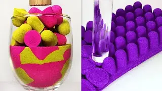 ASMR Kinetic Sand  Cutting So Clean It&rsquo;s Almost Illegal 🚫✨ (Mic Perfection)