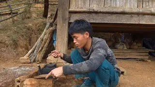 Repairing an Old Kitchen and Cooking a Simple Meal | Mountain Life