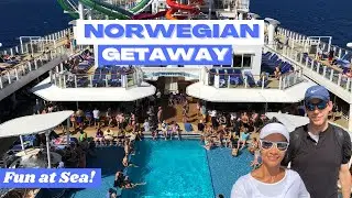 Norwegian Getaway (Part 2) | Food, entertainment, ropes course & more!