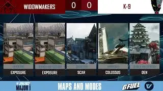 FT Major 1 Tournament Bracket Play Winners Finals: Widowmakers vs K-9 @ 6:05PM EST