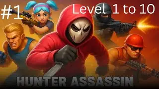 Hunter Assassins के शुरुआती का  मजा लें इस वीडियो में Level 1 to 10 का पूरा गेमप्ले #technogamerz 