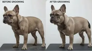 First groom in 2 years! Most INCREDIBLE transformation EVER! | French Bulldog