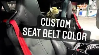 Change The Color Of Your Seat Belts, Jaguar F-Type Custom Seat Belt Removal DIY Guide Safety Restore