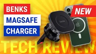 Benks Apple MagSafe Compatible Car Air Vent Charger And iPhone 13 Clear Case Review