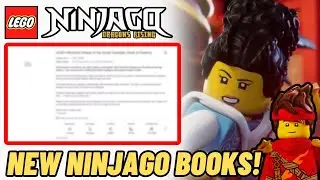 Новые книги серии Ninjago! 📕 Анонс и новости о серии Ninjago Dragons Rising 2026!
