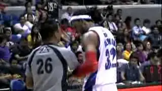 Renaldo Balkman vs Petron Blaze Boosters, officials