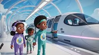 Kiko&rsquo;s Future Transit Adventure | Air Taxi, Hyper-Speed Train, Wings & Helicopter Rescue