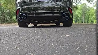 IS500 Exhaust semi-warm start and revving - APEX'I resonated midpipe + TOM'S axleback (RCF version)