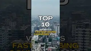 🌍 Top 10 Fastest-Aging Countries in 2025 | Old-Age Dependency Ranking