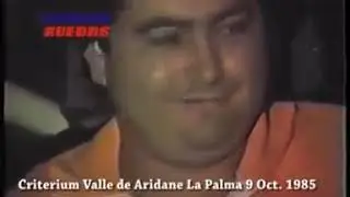 Automovilismo, criterium -  Valle de Aridane - La Palma, 1985.