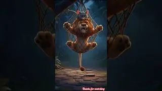 The Mouse Saves the Lion Life 😱#ai#cartoonvideo#savelions
