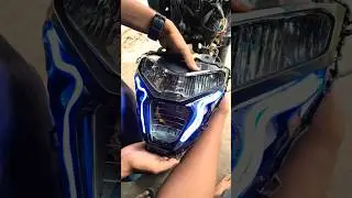 #andrast NS 200 MODIFICATION‼️pulsar ns 200 modified💥motor huber💙#ns200 #modified #wrapping #shorts