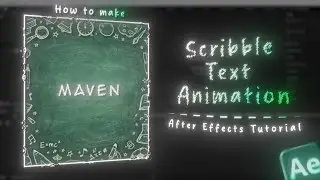 Scribble Text Tutorial | After Effects