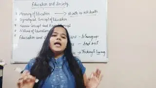 chapter -1 education and society (DE.L.ED) first year part-1