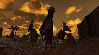 New Friends and Angry Turkeys! Let's Play! Ark Primal Chaos E4
