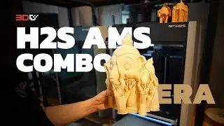 H2S COMBO Test Print ลองพิมพ์แบบเต็มขนาดเครื่อง น้องสามเศียร | 3DD