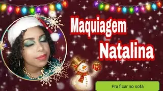 Makeup Natalina inspire se #makeupnatal #semicutcrease #natal2020 by @cris_lilac