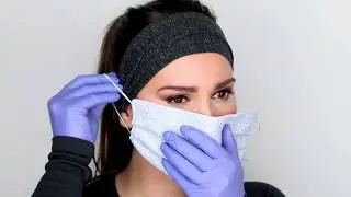 How to Wear and Care: Button Headband and Face Mask